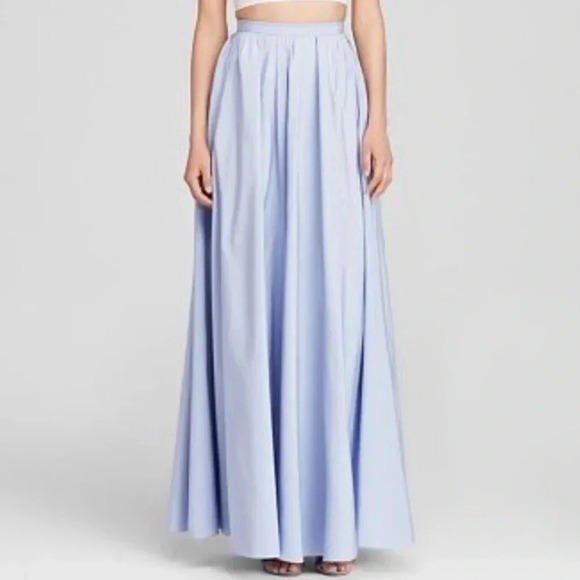 JILL STUART NWT 2 Piece Dress Faille Maxi Ball Skirt Bustier Crop Top - Picture 2 of 9